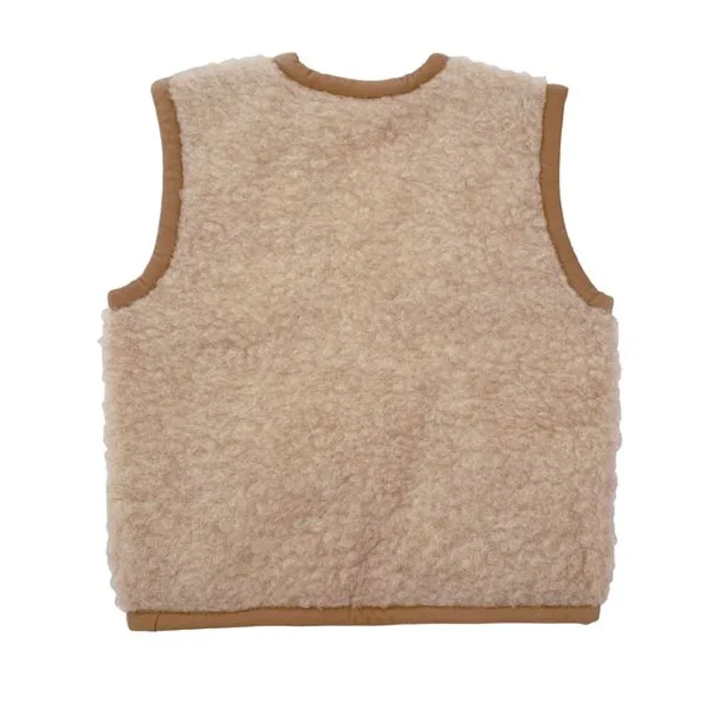 Alwero  Kinder Wollweste 'Alpen'  Beige - Image 7