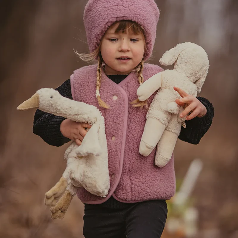 Alwero  Kinder Wollweste 'TYB'  Venetian Pink - Image 4