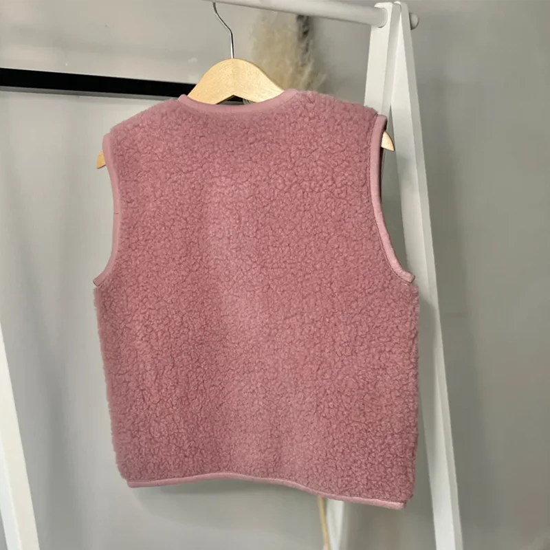 Alwero  Kinder Wollweste 'TYB'  Venetian Pink - Image 7