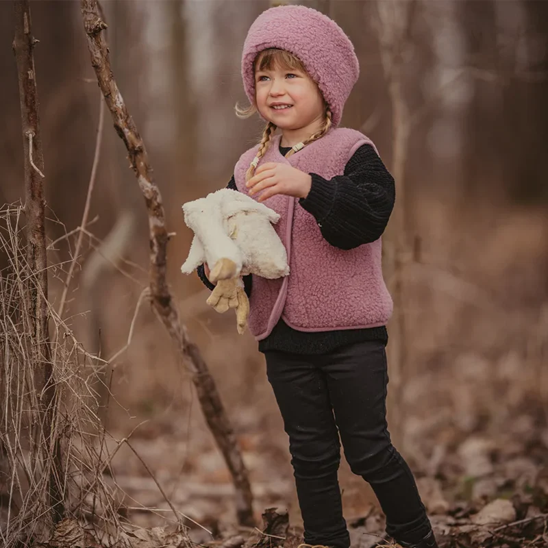 Alwero  Kinder Wollweste 'TYB'  Venetian Pink - Image 8