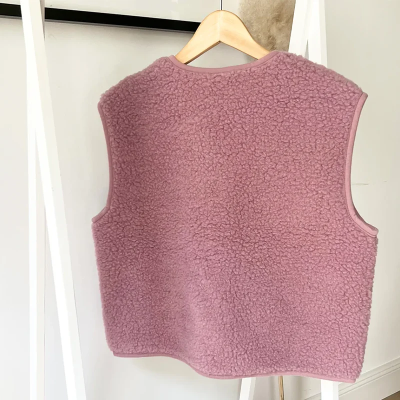 Alwero  Wollweste für Erwachsene 'TYB'  Venetian Pink - Image 3