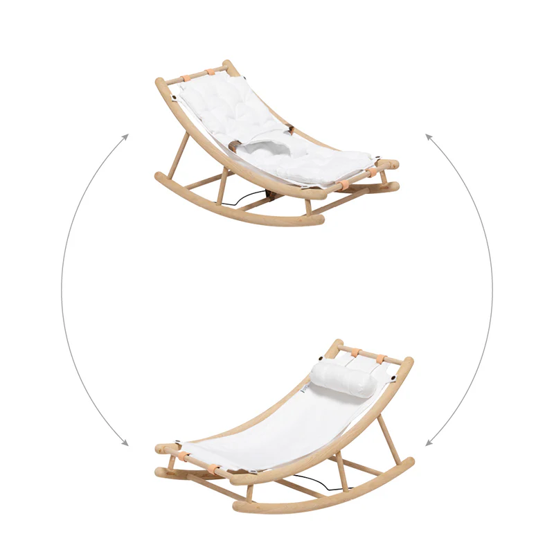 Ausstellungsstück Oliver Furniture  Wood Baby- und Kleinkindwippe  Eiche/Natur - Image 3