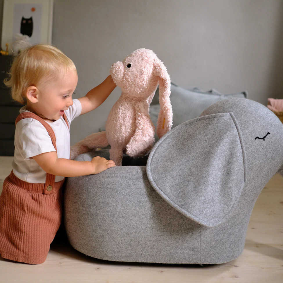 Bada & Bou  Roll-Elefant  Grey Melange - Image 10