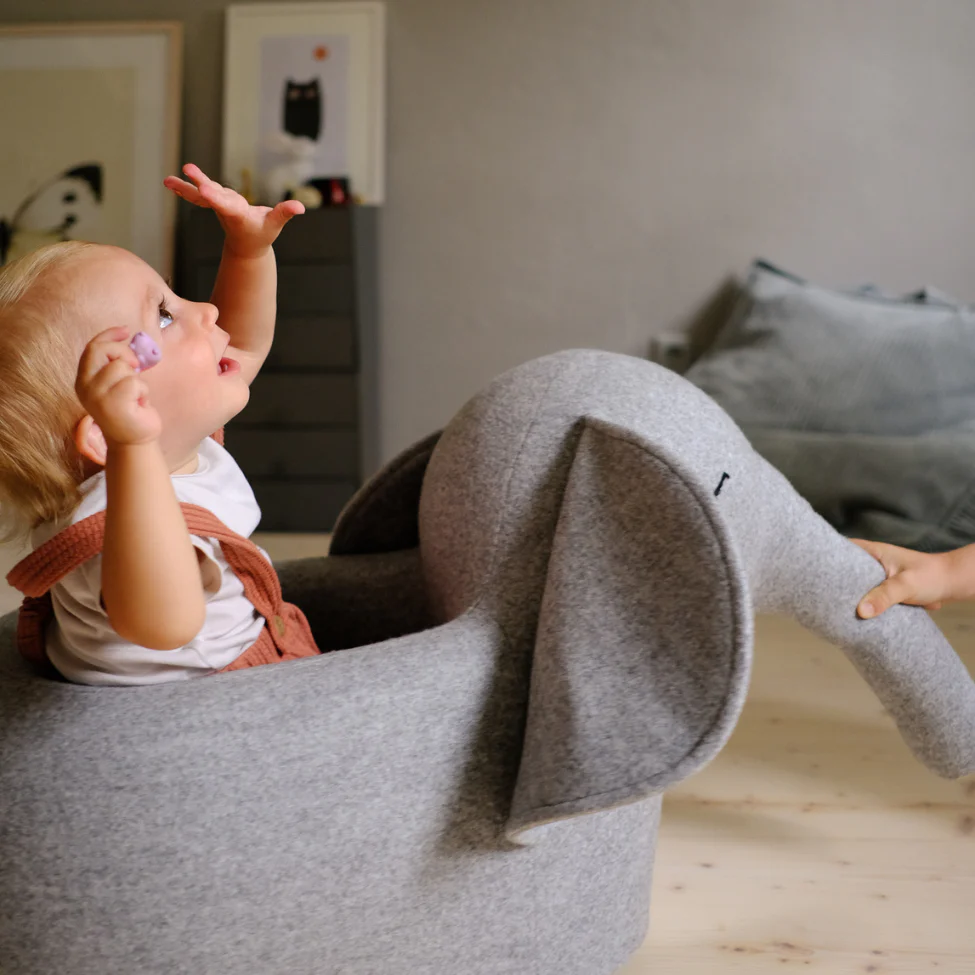 Bada & Bou  Roll-Elefant  Grey Melange - Image 11