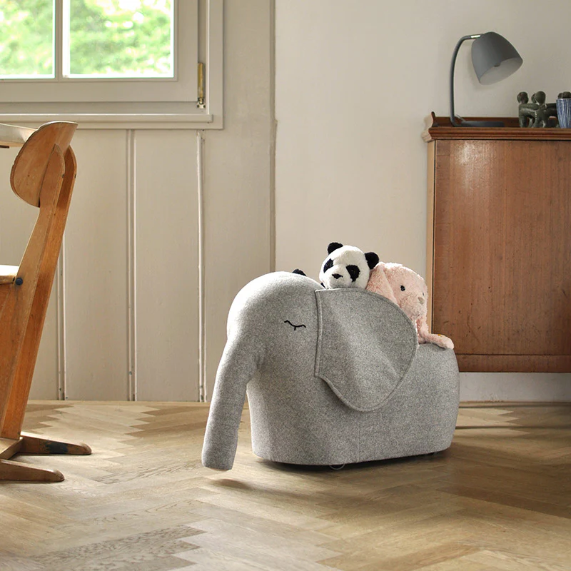 Bada & Bou  Roll-Elefant  Grey Melange - Image 4