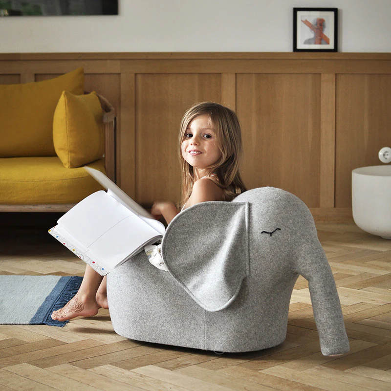 Bada & Bou  Roll-Elefant  Grey Melange - Image 7