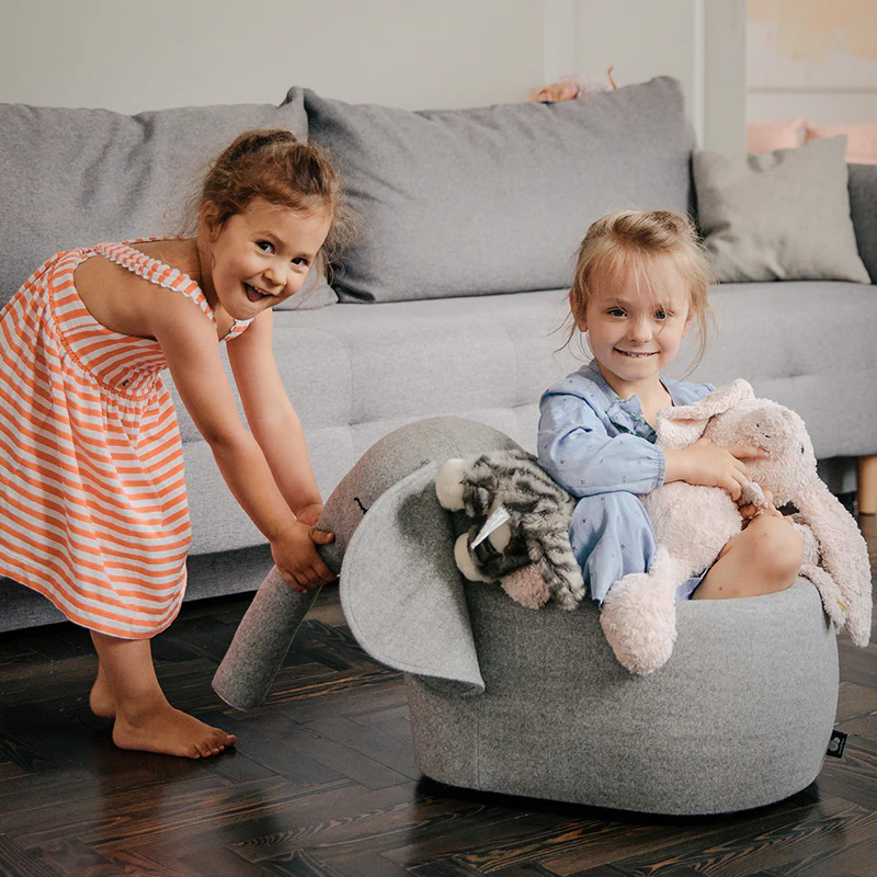 Bada & Bou  Roll-Elefant  Grey Melange - Image 8
