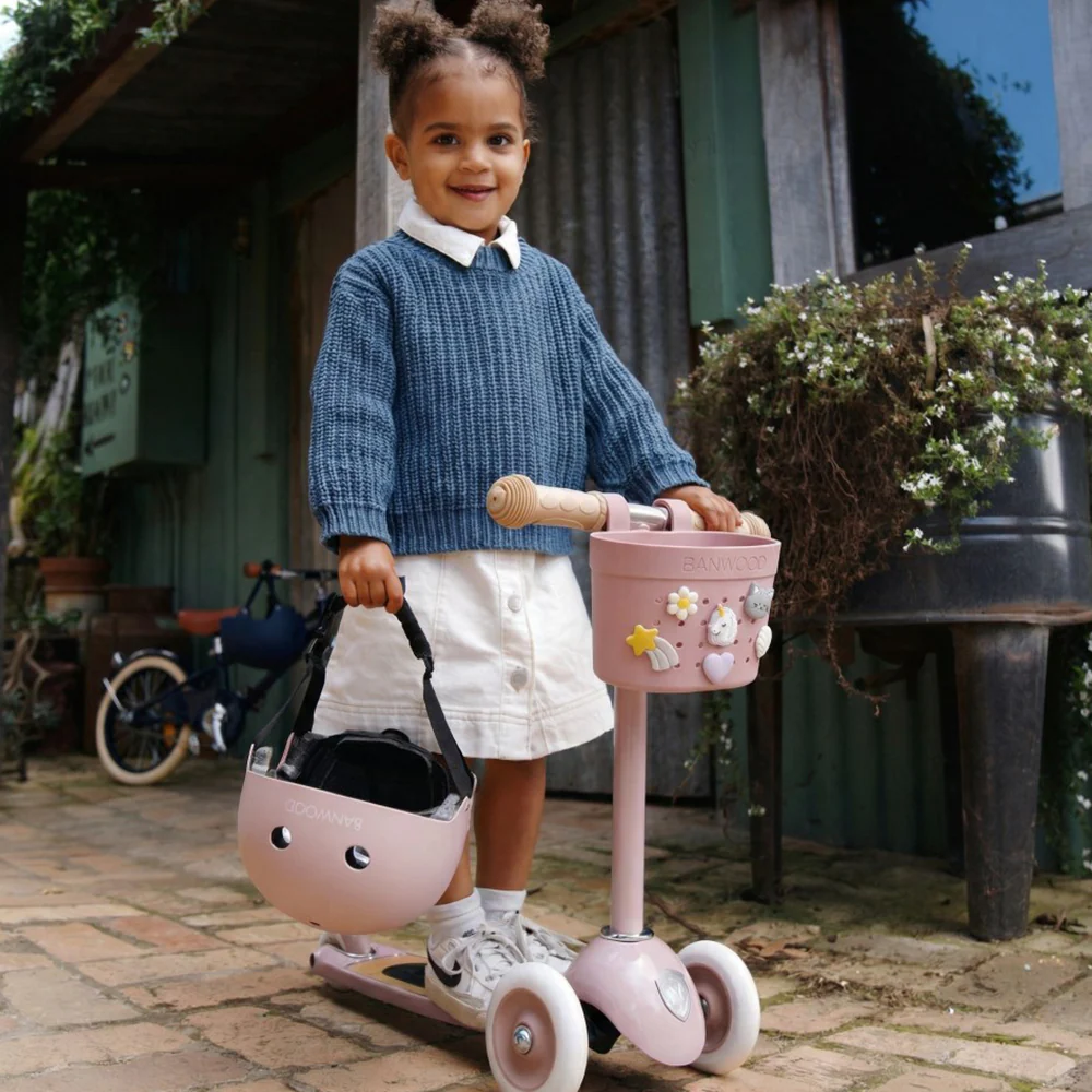 Banwood  Korb 'Pin & Ride' Dusty Rose - Image 3