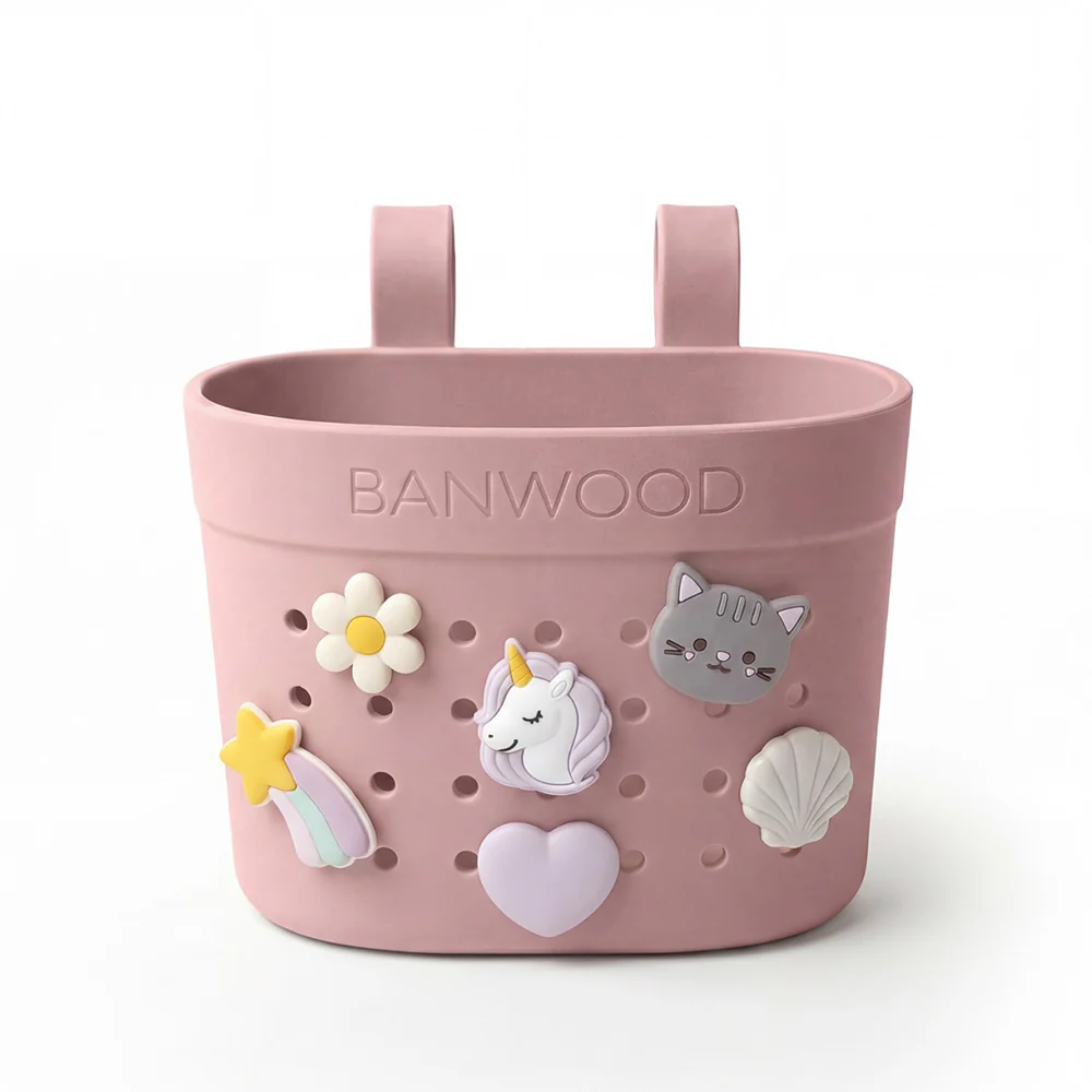 Banwood  Korb 'Pin & Ride' Dusty Rose - Image 4