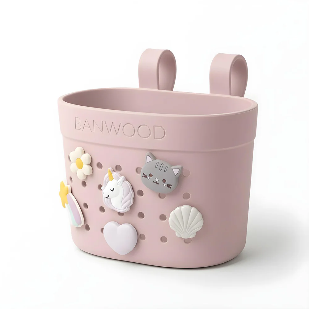 Banwood  Korb 'Pin & Ride' Faded Pink - Image 5