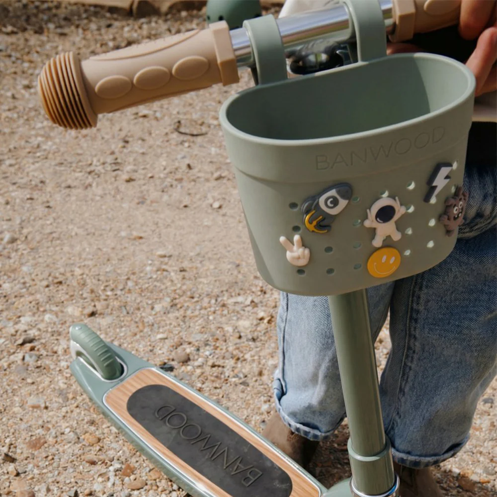 Banwood  Korb 'Pin & Ride' Olive - Image 3