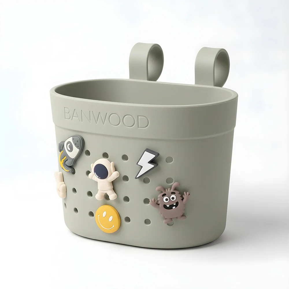 Banwood  Korb 'Pin & Ride' Olive - Image 5