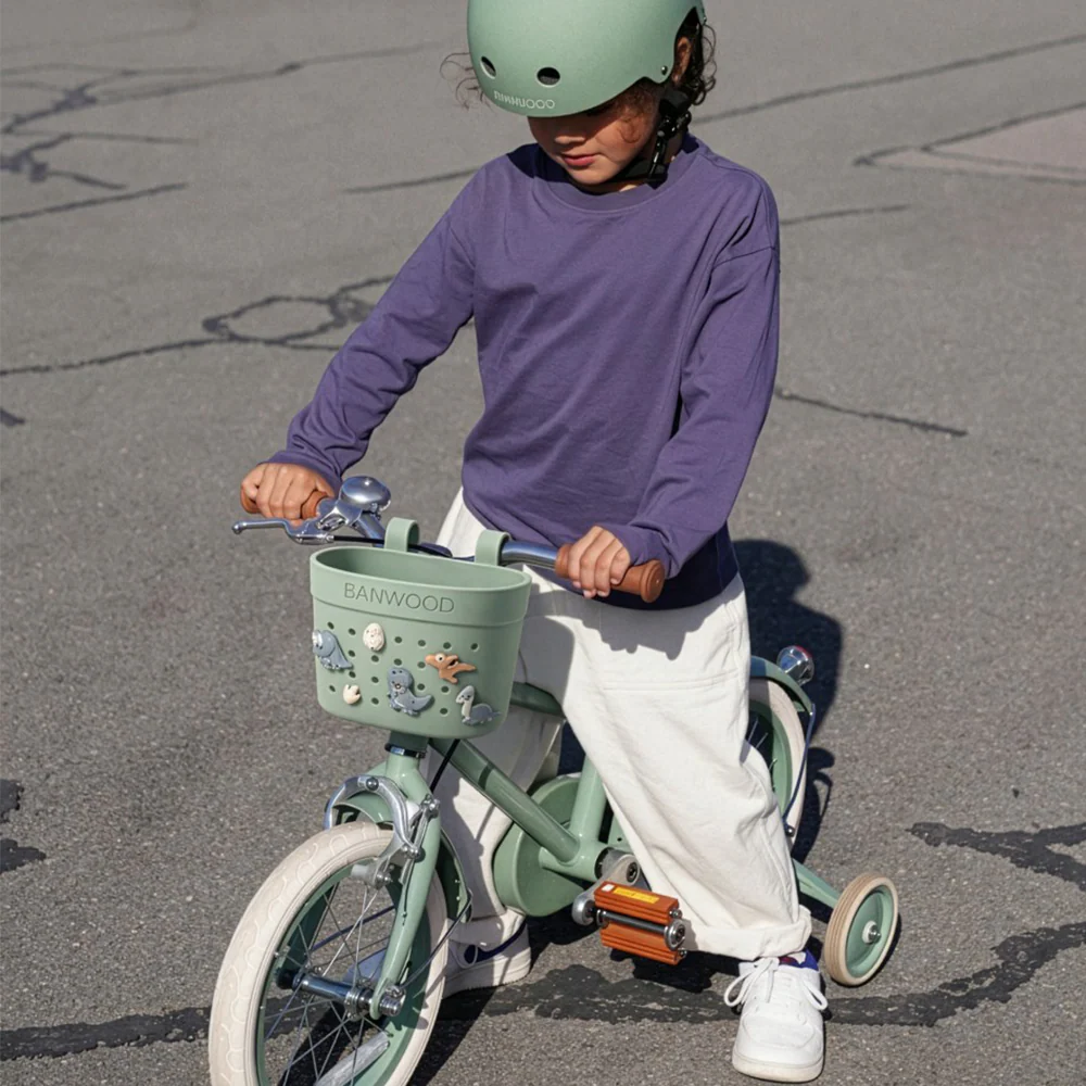 Banwood  Korb 'Pin & Ride' Olive - Image 6