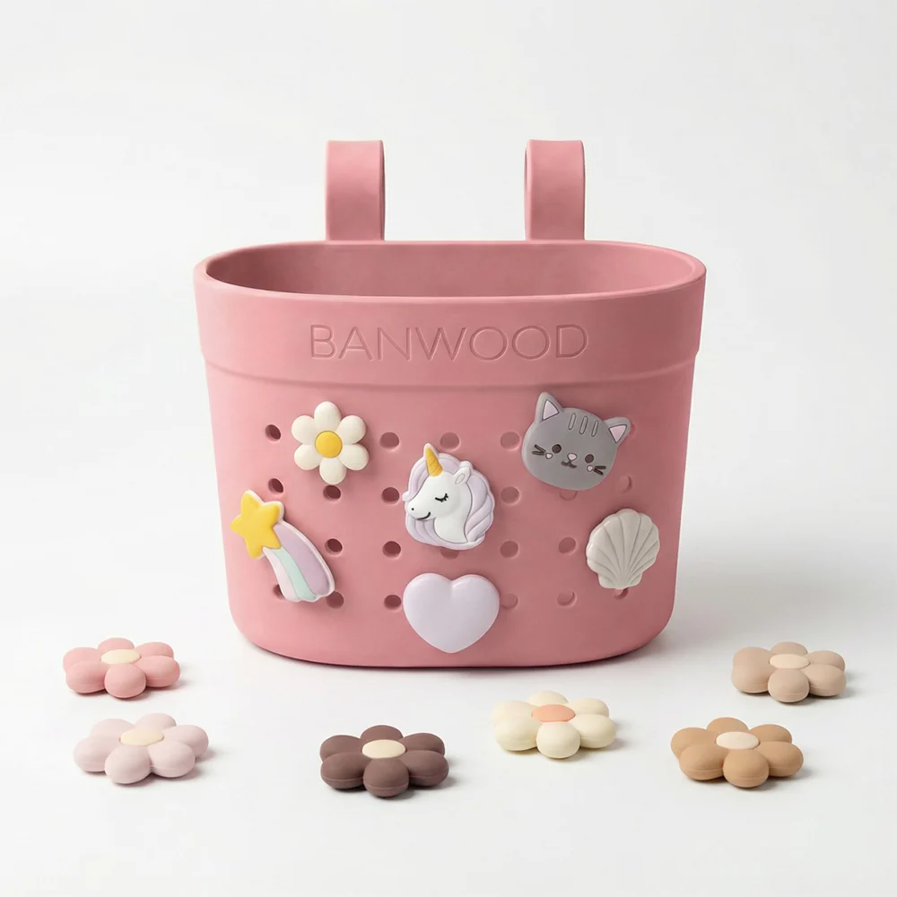 Banwood  Korb 'Pin & Ride' Raspberry - Image 2