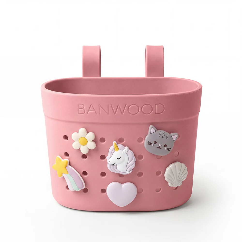 Banwood  Korb 'Pin & Ride' Raspberry - Image 4
