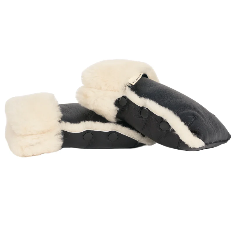 BINIBAMBA  Merino Kinderwagen Handschuhe  Milk - Image 3