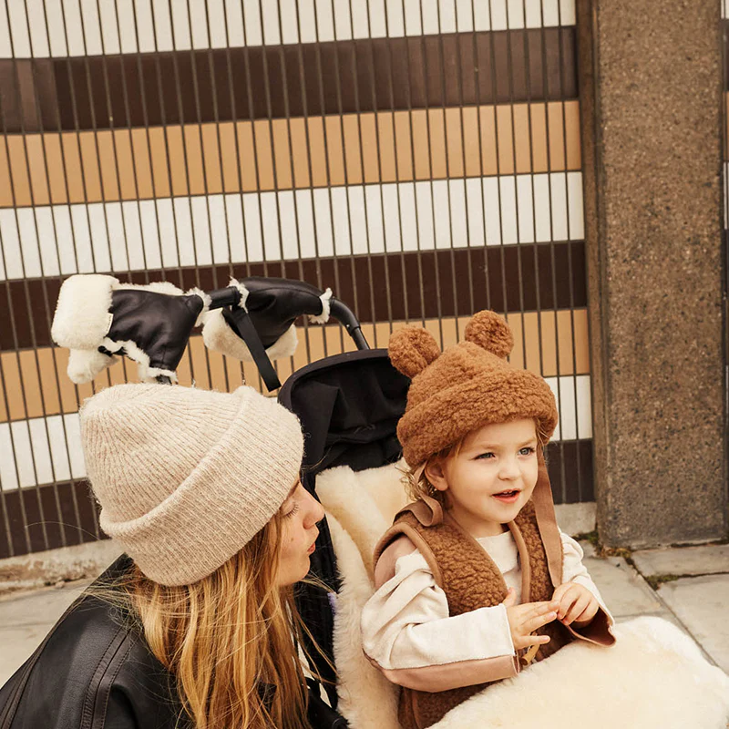 BINIBAMBA  Merino Kinderwagen Handschuhe  Milk - Image 9