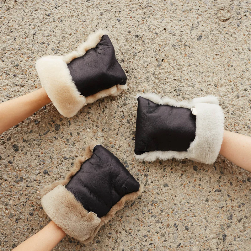 BINIBAMBA  Merino Kinderwagen Handschuhe  Moon - Image 3