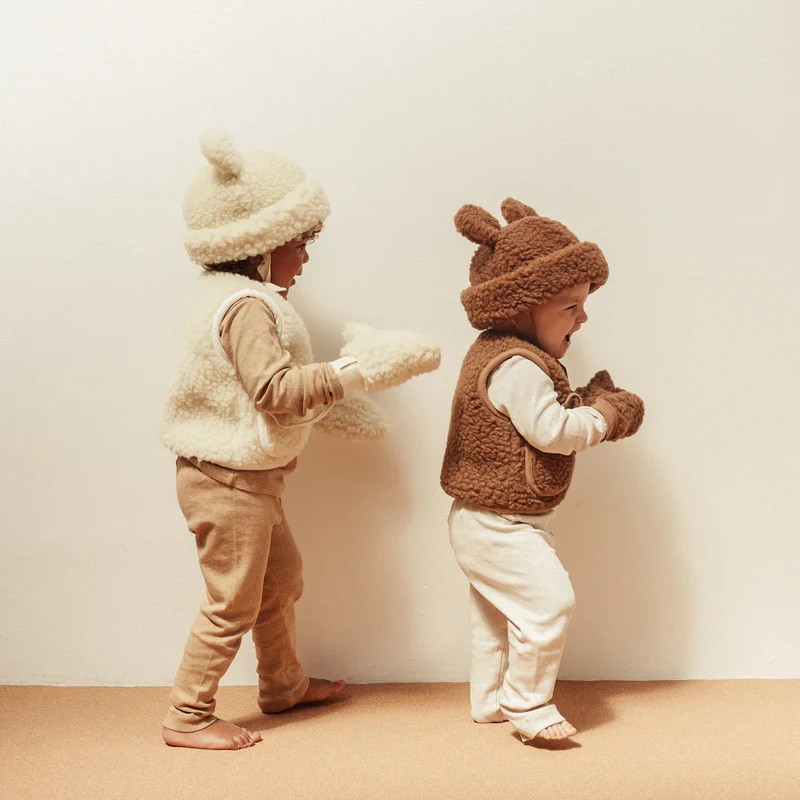 BINIBAMBA  Merino Wollfäustlinge  Milk - Image 3