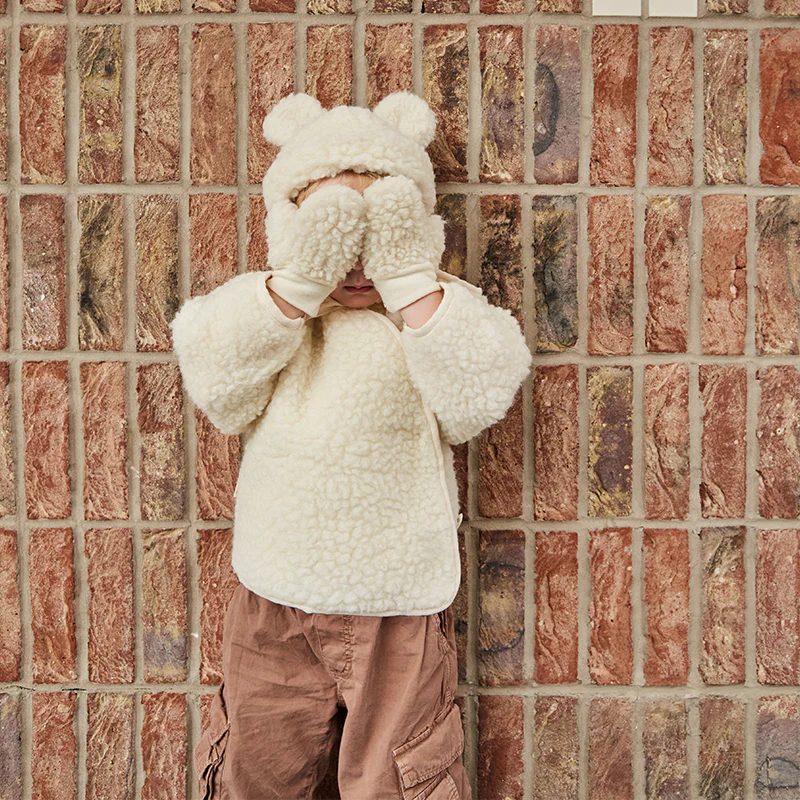 BINIBAMBA  Merino Wollfäustlinge  Milk - Image 4