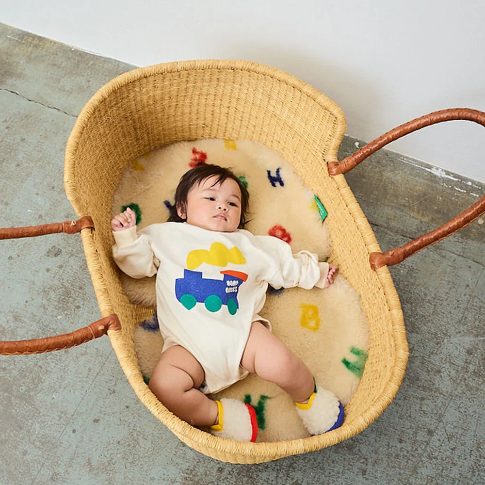 BINIBAMBA  Schaffell-Sitzauflage  'Bobo x Bini' Letterland - Image 3
