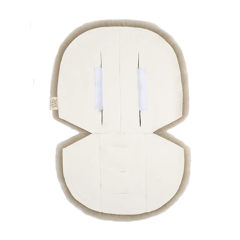 BINIBAMBA  Schaffell-Sitzauflage für alle Gurtsysteme Milk - Image 3