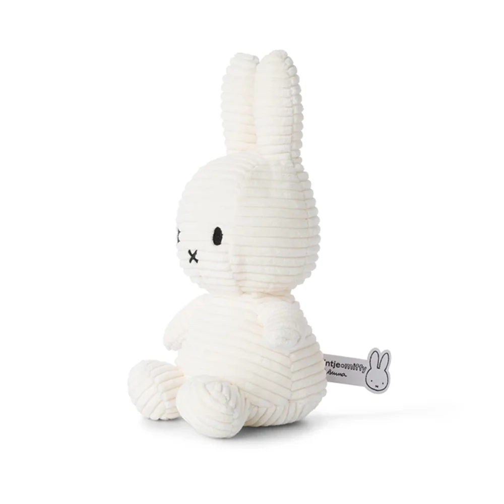 Bon Ton Toys  Miffy Kuscheltier 'Kordsamt'  Weiss - Image 2