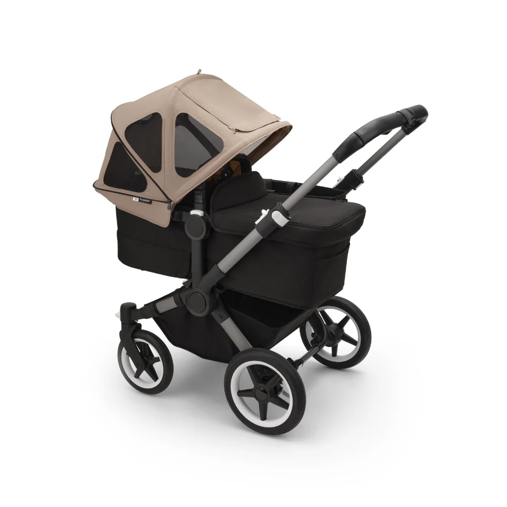 Bugaboo Donkey 6 breezy Sonnendach mit Lüftungsfenster Desert Taupe - Image 2