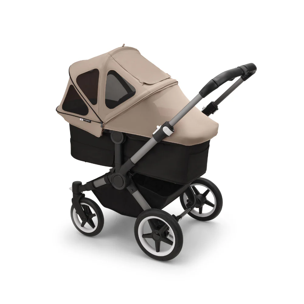 Bugaboo Donkey 6 breezy Sonnendach mit Lüftungsfenster Desert Taupe - Image 3