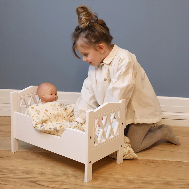 Cam Cam Copenhagen  Harlequin Puppenbett  White - Image 2