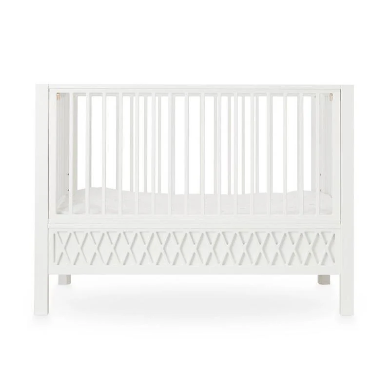 Cam Cam Copenhagen  Harlequin Babybett  White 60 x 120 cm - Image 3