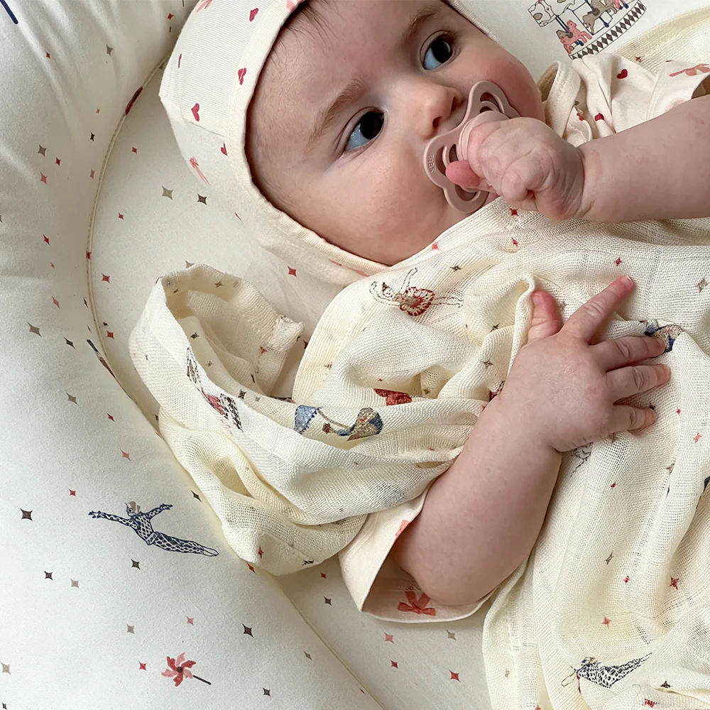 Cam Cam Copenhagen Mulltuch Swaddle Carousel - Image 3