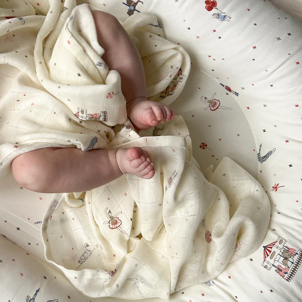 Cam Cam Copenhagen Mulltuch Swaddle Carousel - Image 5