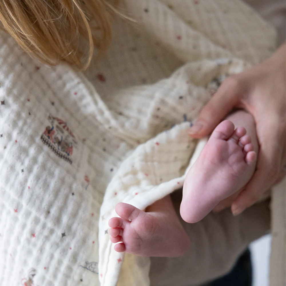 Cam Cam Copenhagen Musselin Babydecke Carousel - Image 3