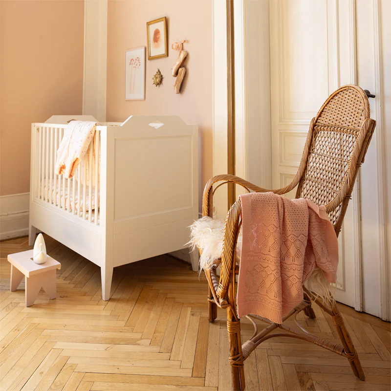 Cam Cam Copenhagen Strickdecke für Babys 'Pointelle' Sorbet - Image 5