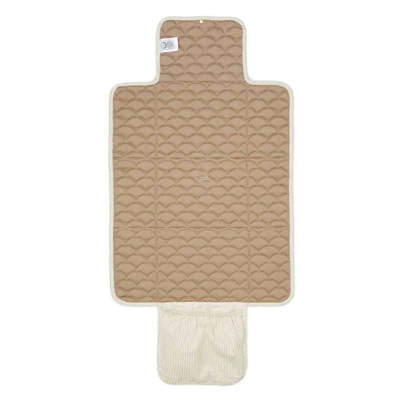Cam Cam Copenhagen  Wickelunterlage  Classic Stripes Camel - Image 2