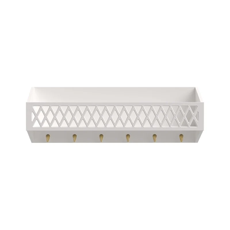 Cam Cam Copenhagen  Harlequin Regal mit Haken  White - Image 3