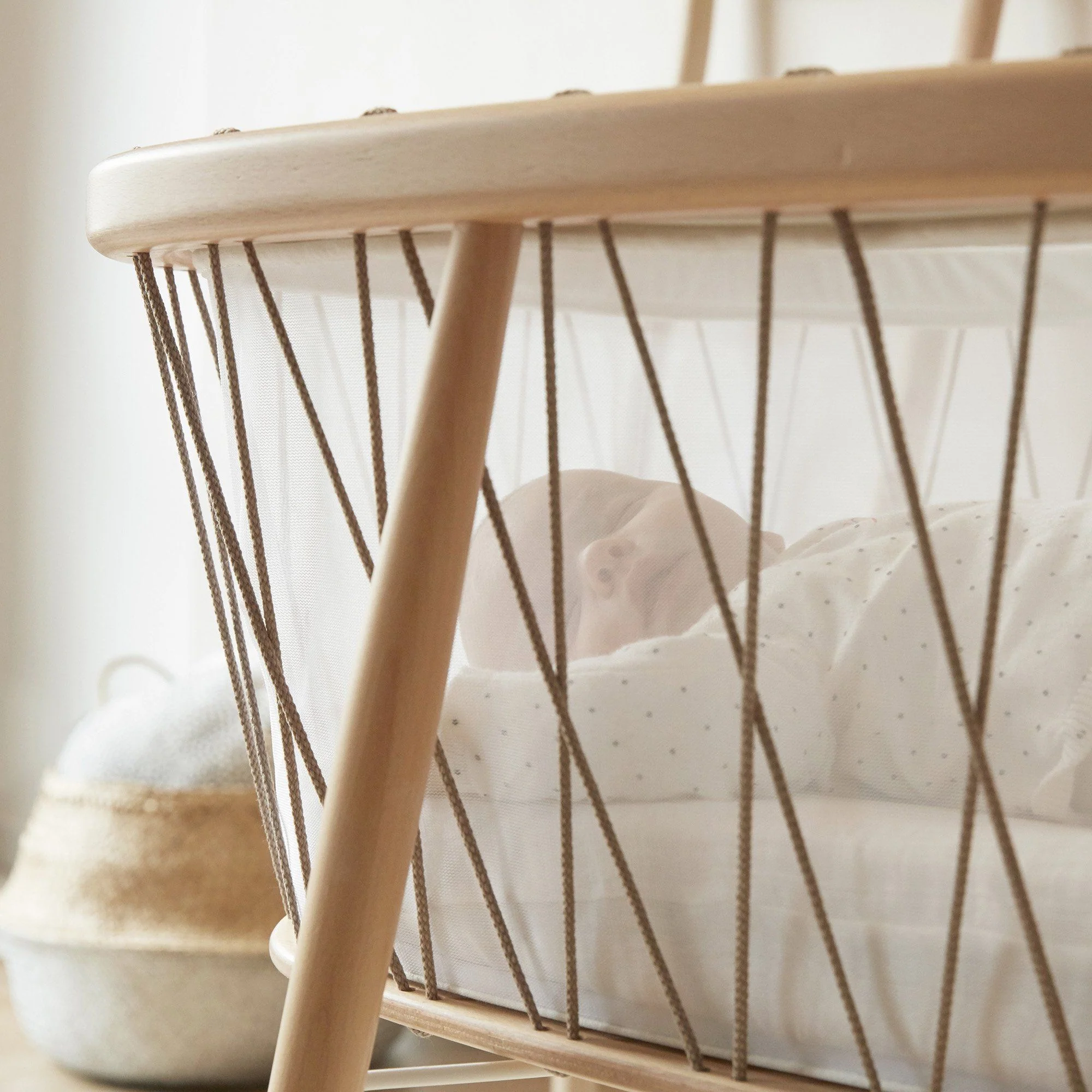 Charlie Crane  Babywiege Kumi  Mesh/Hazelnut - Image 4