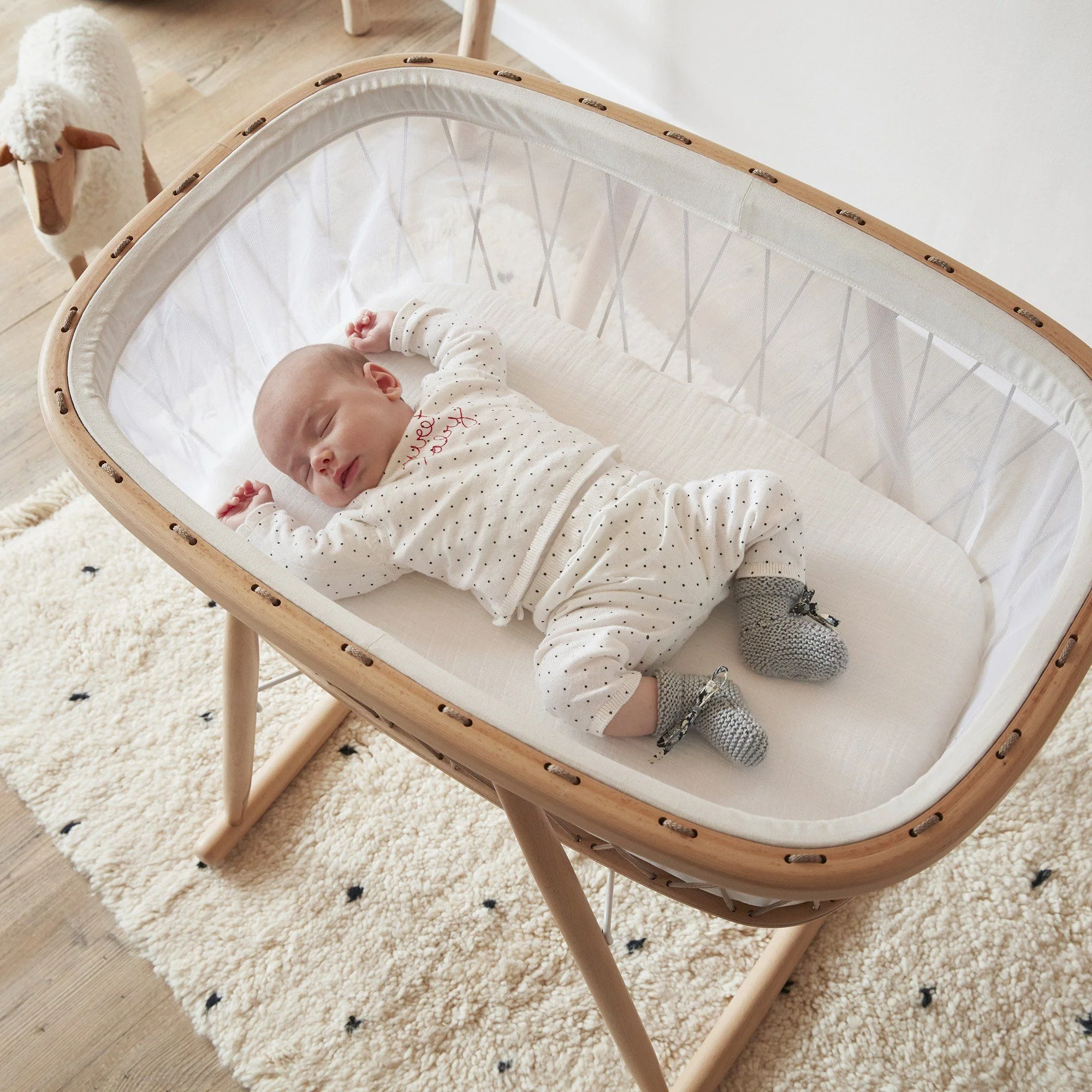 Charlie Crane  Babywiege Kumi  Mesh/Hazelnut - Image 5