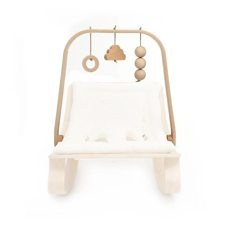 Charlie Crane  Spielbogen/Baby Gym mit Anhängern für LEVO Babywippe  Buche - Image 3