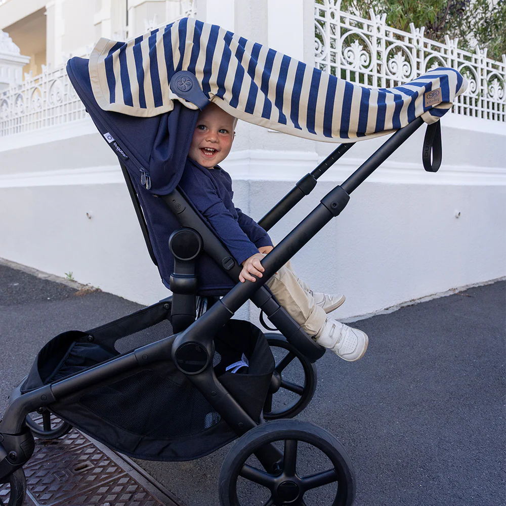 Cloby UV-Decke UFP 50+ Navy/Sandy Stripe - Image 5