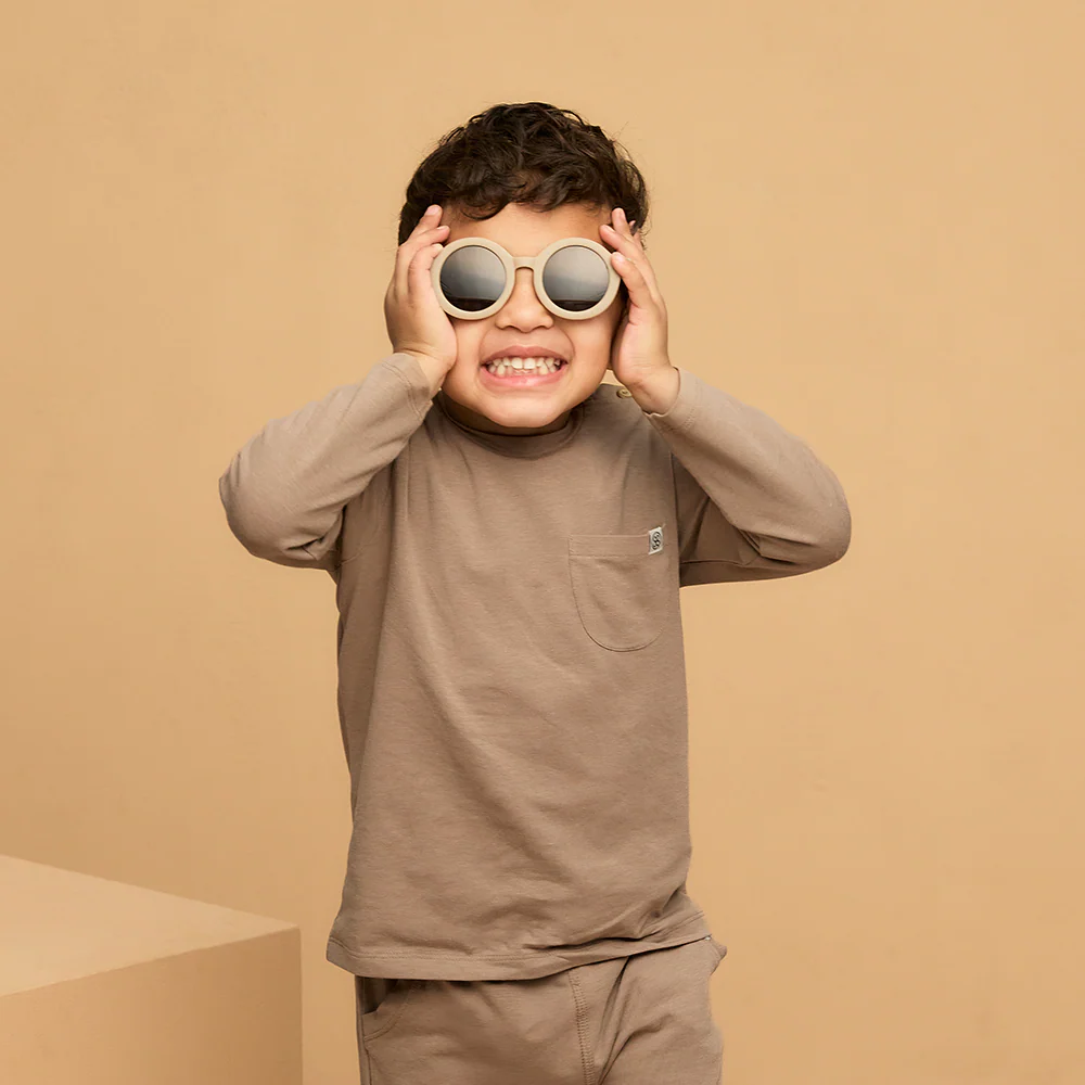 Cloby UV-Langarmshirt Peanut Brown - Image 11