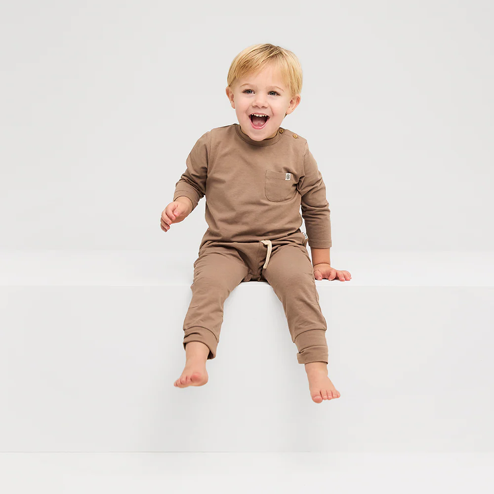 Cloby UV-Langarmshirt Peanut Brown - Image 13