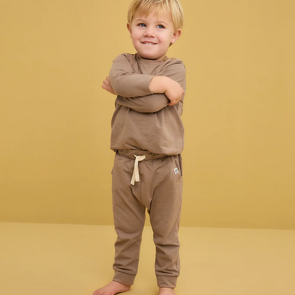 Cloby UV-Langarmshirt Peanut Brown - Image 20