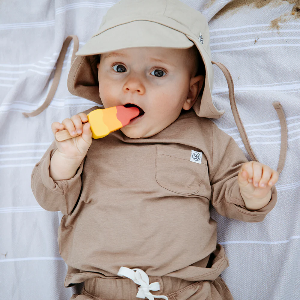 Cloby UV-Langarmshirt Peanut Brown - Image 4