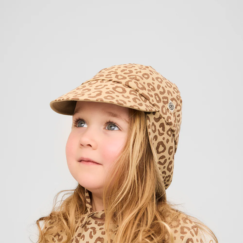 Cloby Wendbarer UV-Sonnenhut Leopard Brown/Sandy - Image 4