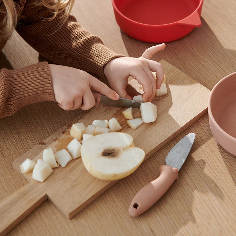 Liewood  Kinder Schneidemesser Set 'Perry'  Tuscany Rose - Image 3