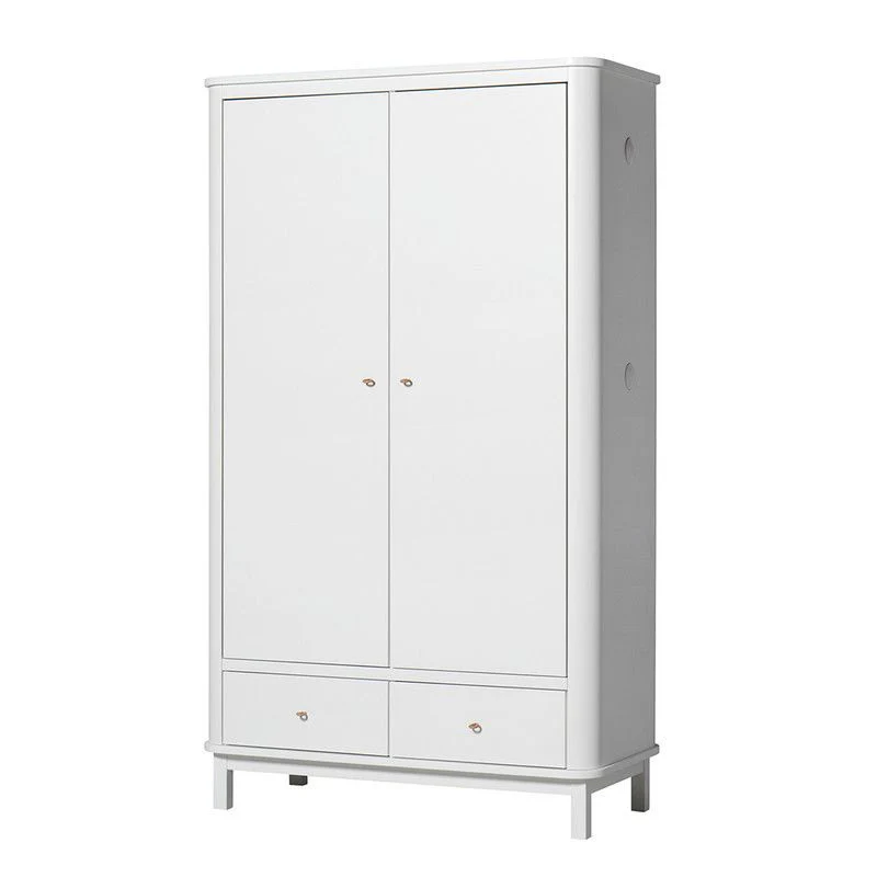 Oliver Furniture  Wood Kleiderschrank 2-türig  Weiss - Image 3