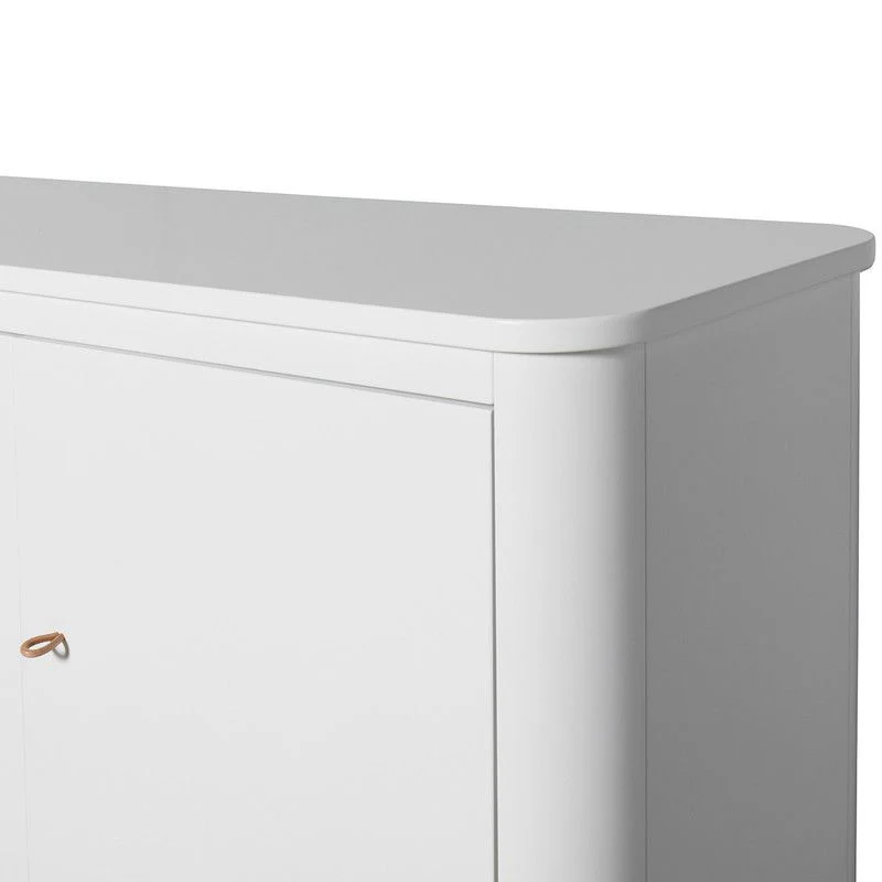Oliver Furniture  Wood Multi-Schrank 3-türig  Weiss/Eiche - Image 9