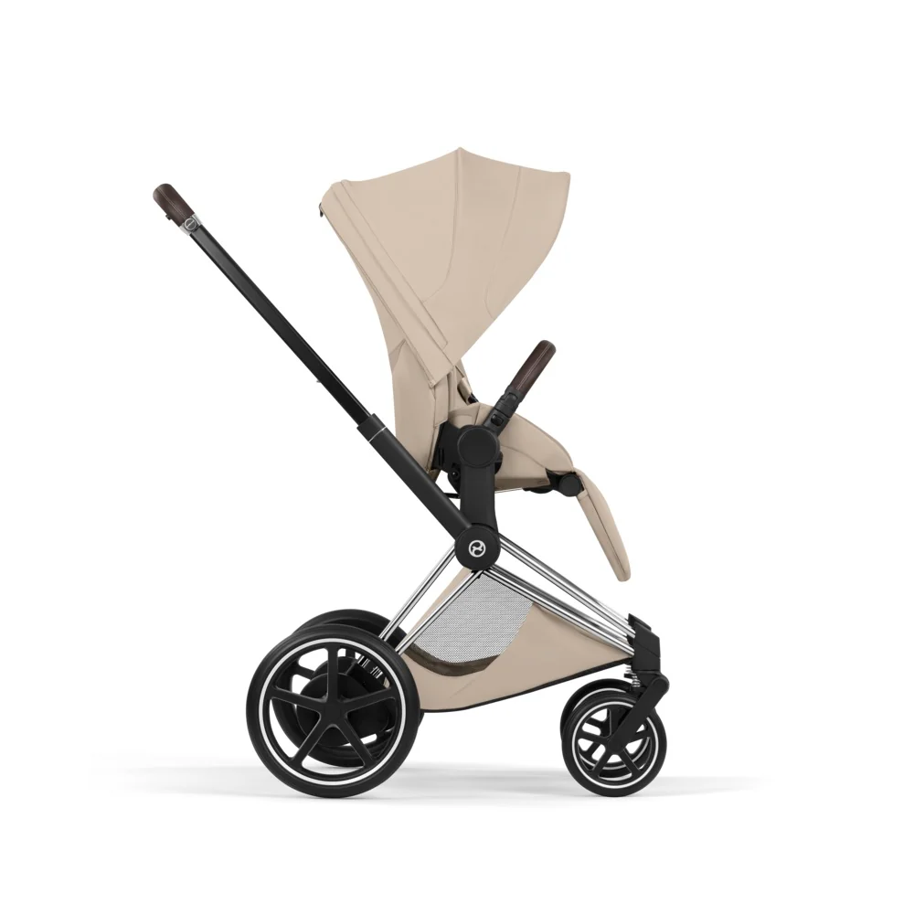Cybex  e-Priam Style Chrome Brown/Cozy Beige - Image 4